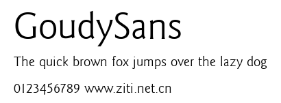 GoudySans.ttf字體轉換器圖片