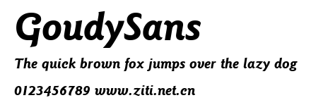 GoudySans.ttf字體轉換器圖片