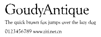 GoudyAntique.ttf字體轉換器圖片