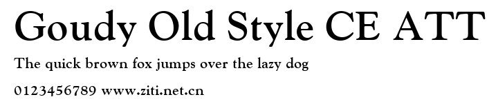 Goudy Old Style CE ATT.ttf字體轉換器圖片