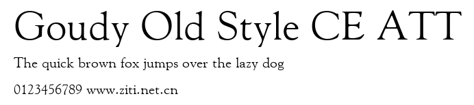 Goudy Old Style CE ATT.ttf字體轉換器圖片