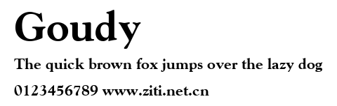 Goudy.ttf字體轉換器圖片