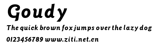 Goudy.ttf字體轉換器圖片