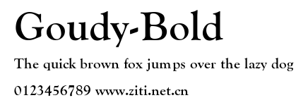 Goudy-Bold.ttf字體轉換器圖片
