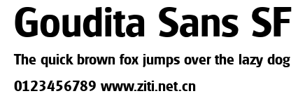 Goudita Sans SF.ttf字體轉換器圖片