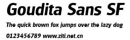 Goudita Sans SF.ttf字體轉換器圖片