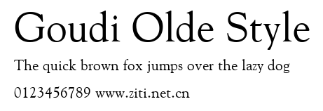 Goudi Olde Style.ttf字體轉換器圖片