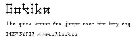 Gotika.ttf字體轉換器圖片