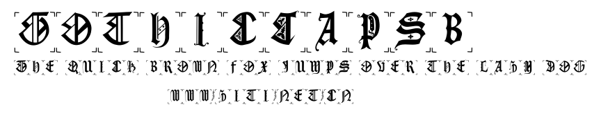 GothicCapsB.ttf字體轉換器圖片
