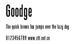 Goodge.ttf字體轉換器圖片