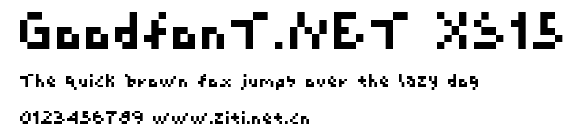 GoodfonT.NET XS15.ttf字體轉換器圖片