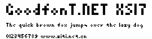 GoodfonT.NET XS17.ttf字體轉換器圖片
