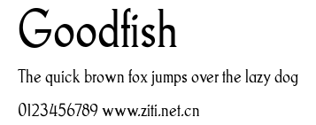 Goodfish.ttf字體轉換器圖片