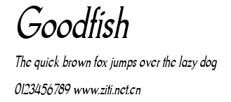 Goodfish.ttf字體轉換器圖片