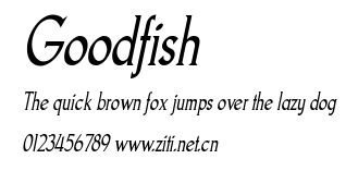 Goodfish.ttf字體轉換器圖片