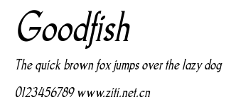 Goodfish.ttf字體轉換器圖片