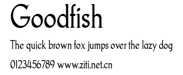 Goodfish.ttf字體轉換器圖片