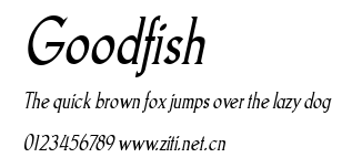 Goodfish.ttf字體轉換器圖片