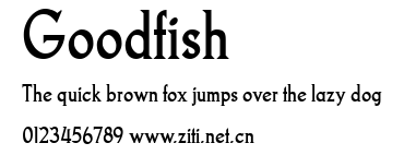 Goodfish.ttf字體轉換器圖片