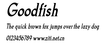 Goodfish.ttf字體轉換器圖片