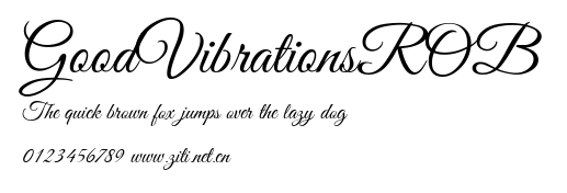 GoodVibrationsROB.ttf字體轉換器圖片