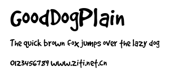 GoodDogPlain.ttf字體轉換器圖片