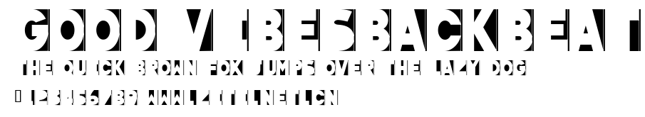 Good VibesBackbeat.ttf字體轉換器圖片