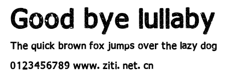 Good bye lullaby.ttf字體轉換器圖片