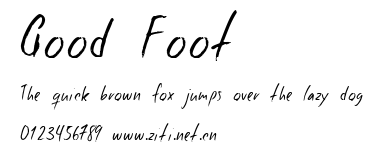 Good Foot.ttf字體轉換器圖片