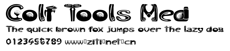 Golf Tools Med.ttf字體轉換器圖片