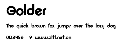 Golder.ttf字體轉換器圖片