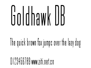 Goldhawk DB.ttf字體轉換器圖片
