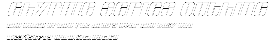 Glyphic Series Outline.ttf字體轉換器圖片