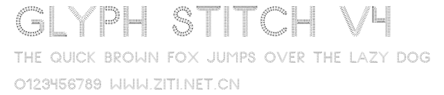 Glyph Stitch v4.ttf字體轉換器圖片