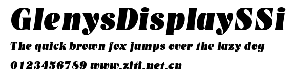 GlenysDisplaySSi.ttf