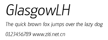 GlasgowLH.ttf字體轉換器圖片
