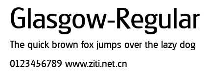 Glasgow-Regular.ttf字體轉換器圖片
