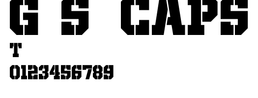 Giza Stencil CAPS.ttf