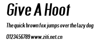 Give A Hoot.otf