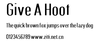 Give A Hoot.otf
