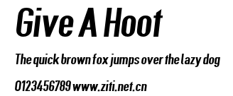 Give A Hoot.otf