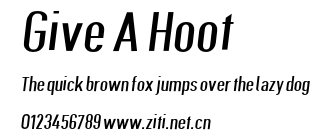 Give A Hoot.otf