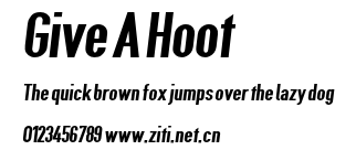 Give A Hoot.otf