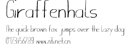 Giraffenhals.otf