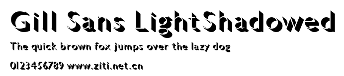 Gill Sans LightShadowed.ttf