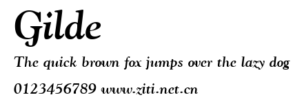 Gilde.ttf字體轉換器圖片
