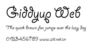 Giddyup Web.ttf