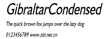 GibraltarCondensed.ttf字體轉換器圖片
