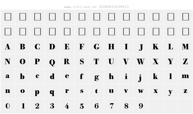 字符映射圖
