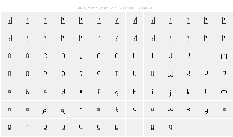 字符映射圖